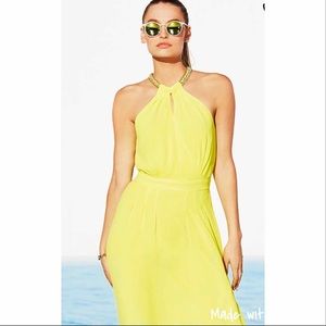 Lulus YELLOW maxi dress